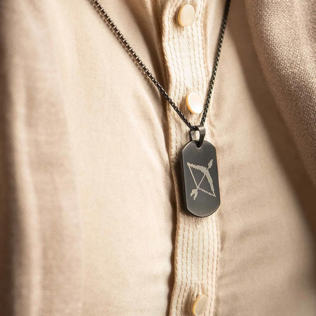 Ram Baan Microcarved Tag Pendant