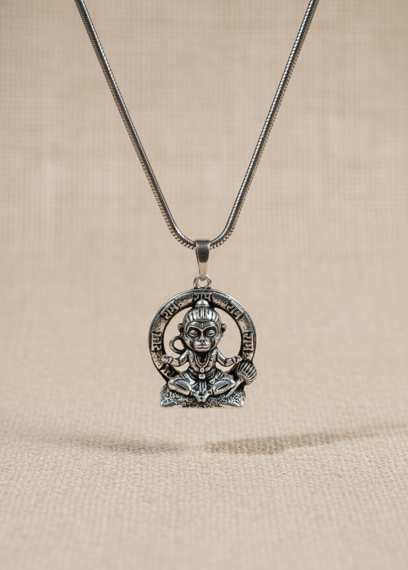 Lord Bal Hanuman Pendant with Chain