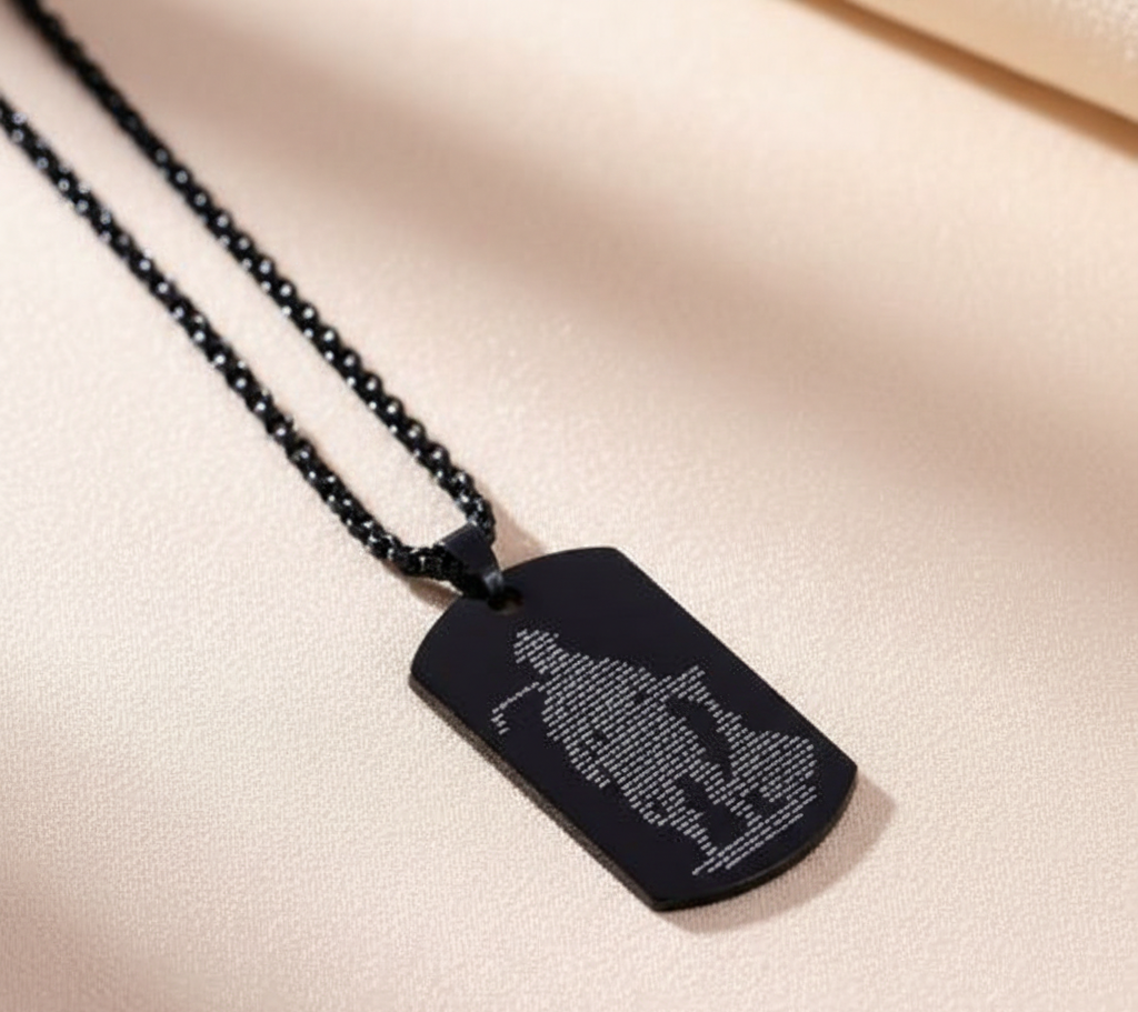 Hanuman Chalisha Pendant with Chain