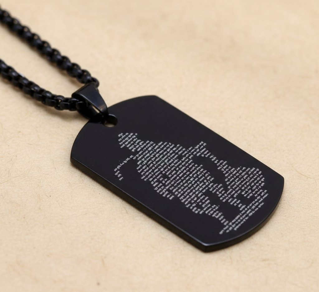 Hanuman Chalisha Pendant with Chain