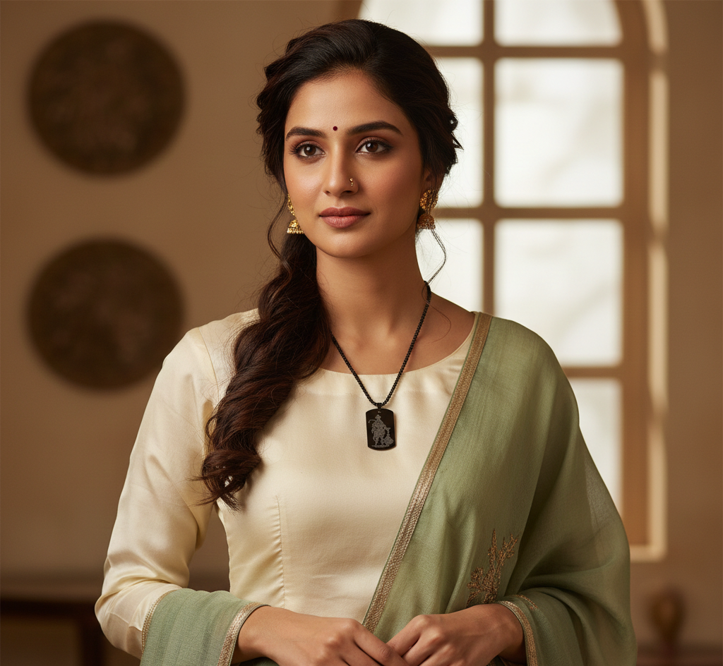 Hanuman Chalisha Pendant with Chain