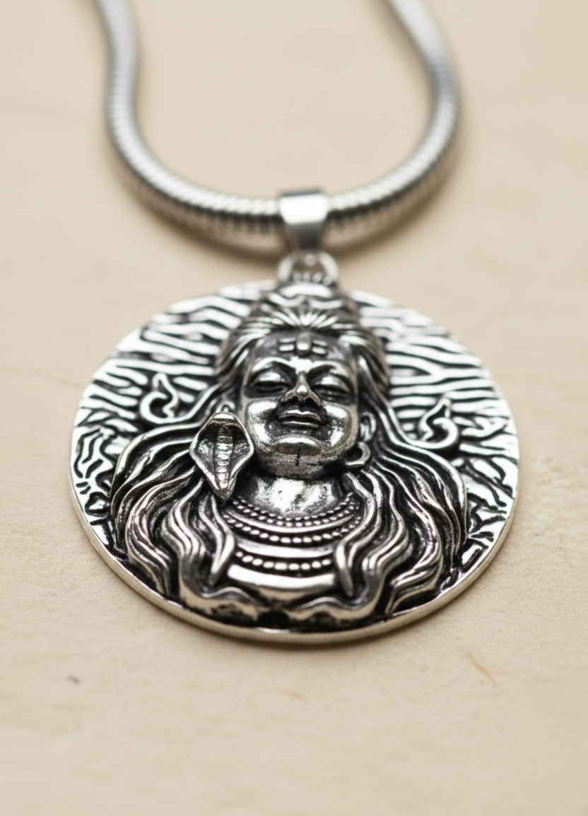 Lord Shiv Pendant with Snake