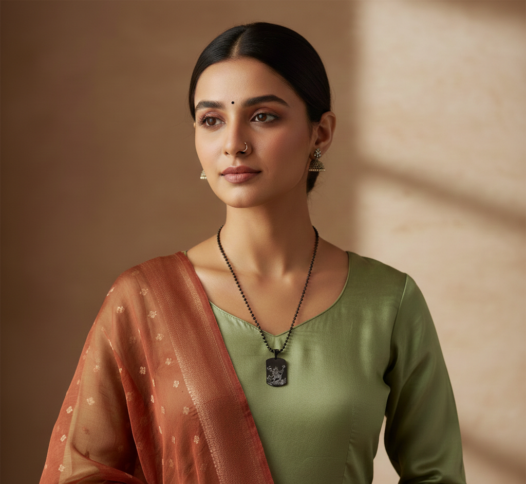 Protector Hanuman  Pendant with Chain