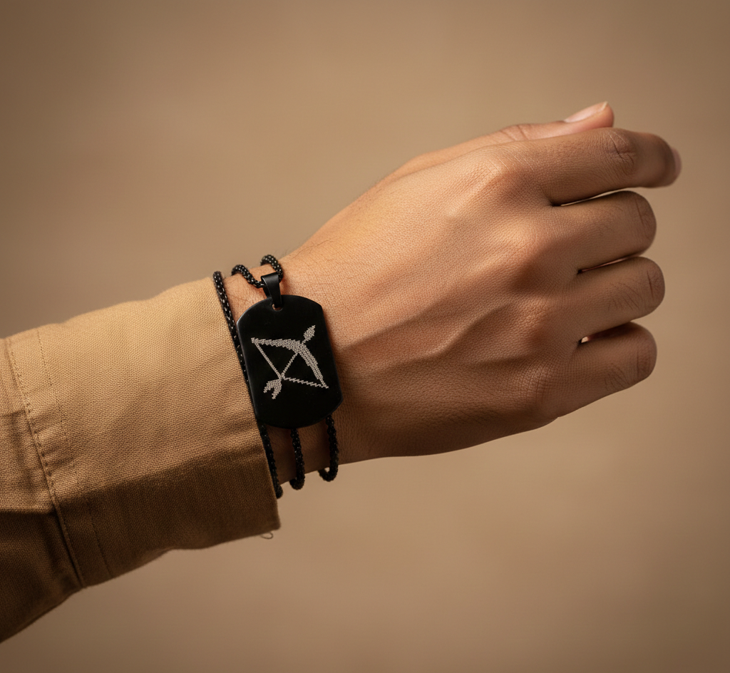 Ram Baan Microcarved Tag Pendant