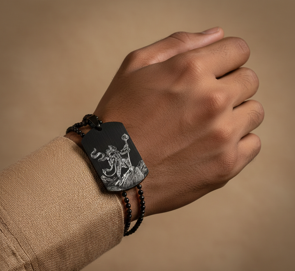 Protector Hanuman  Pendant with Chain